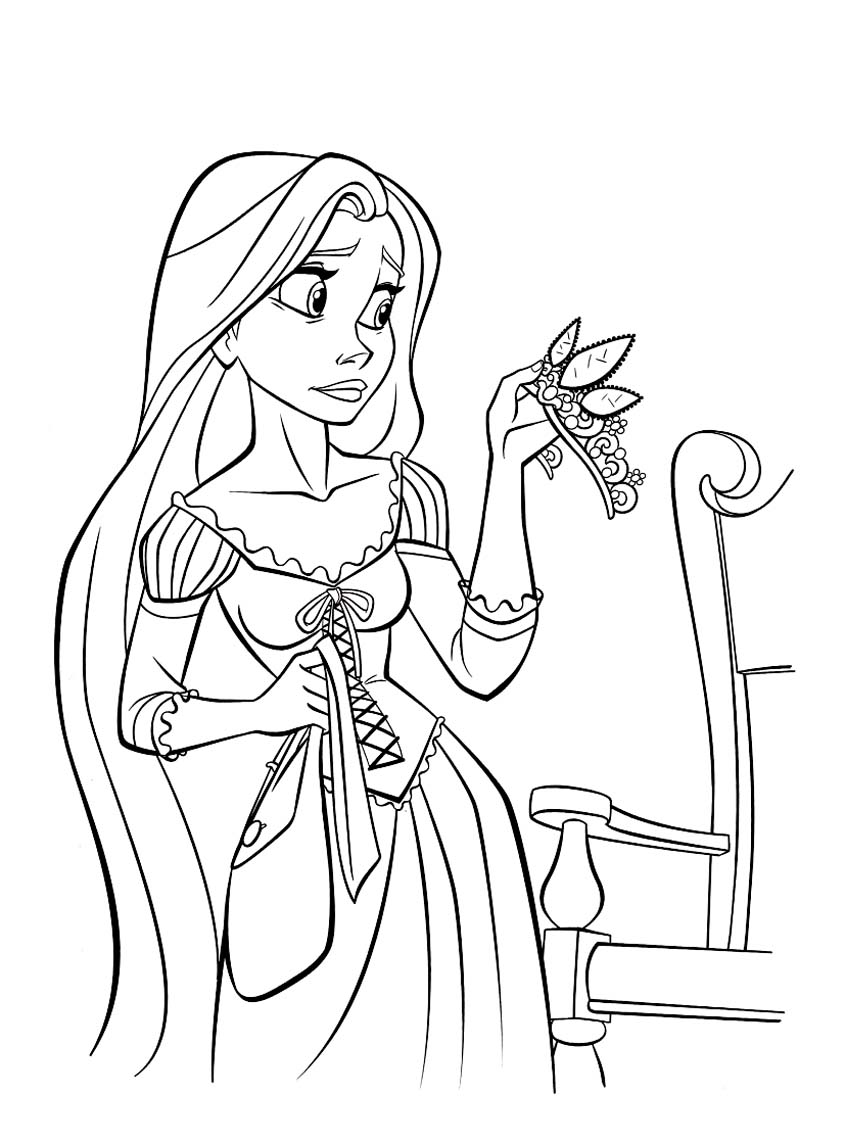 Disney Princess Coloring Pages for Kids 58