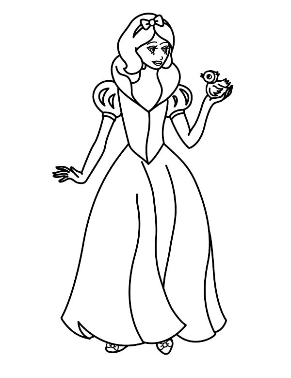 Disney Princess Coloring Pages for Kids 59