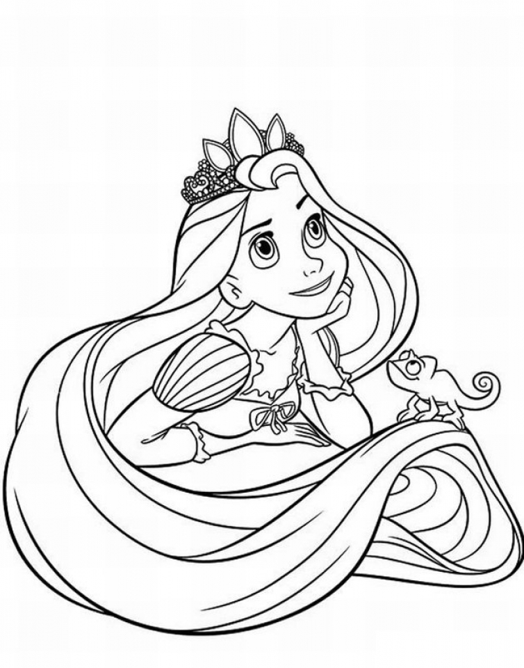 Disney Princess Coloring Pages for Kids 71