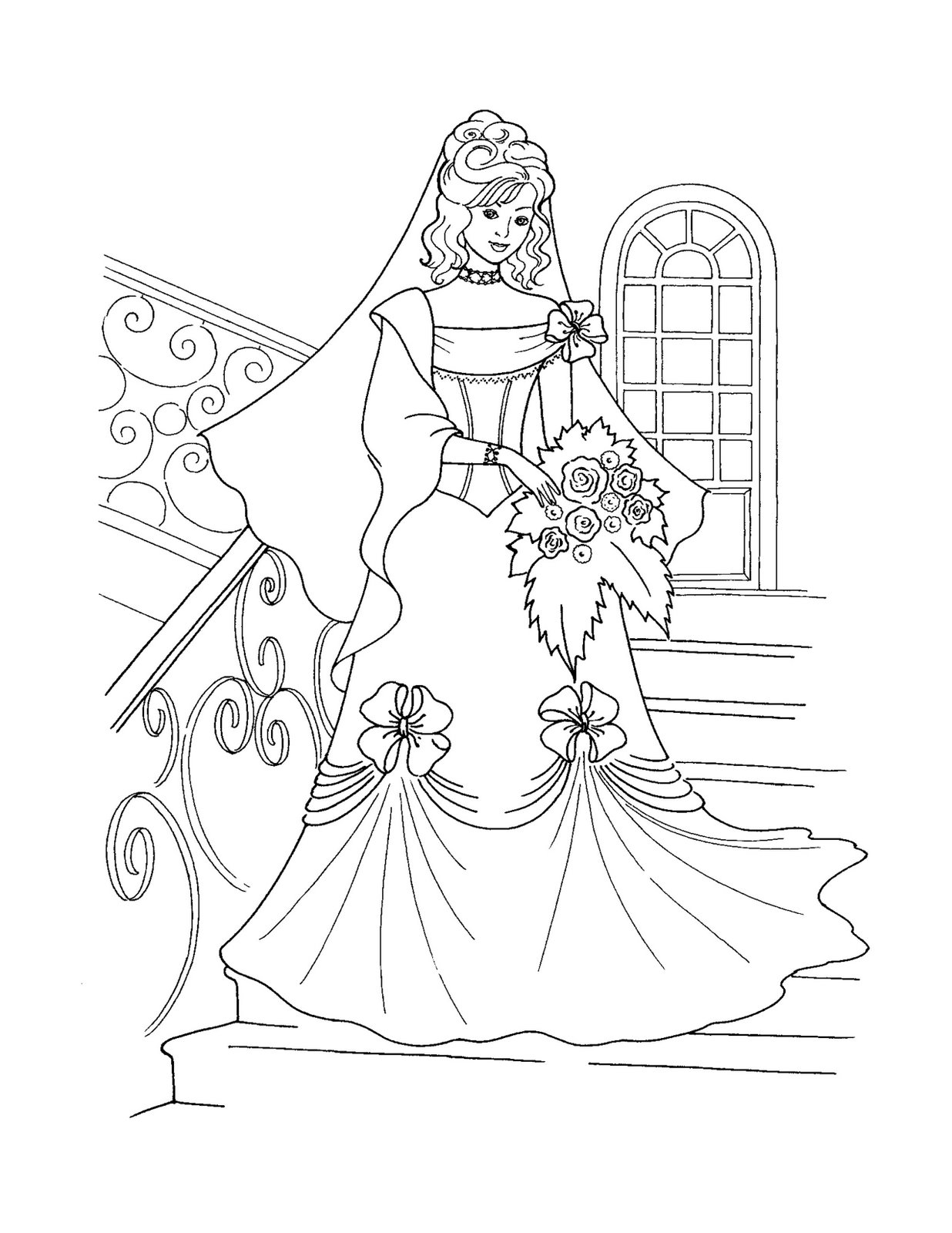 Disney Princess Coloring Pages for Kids 87