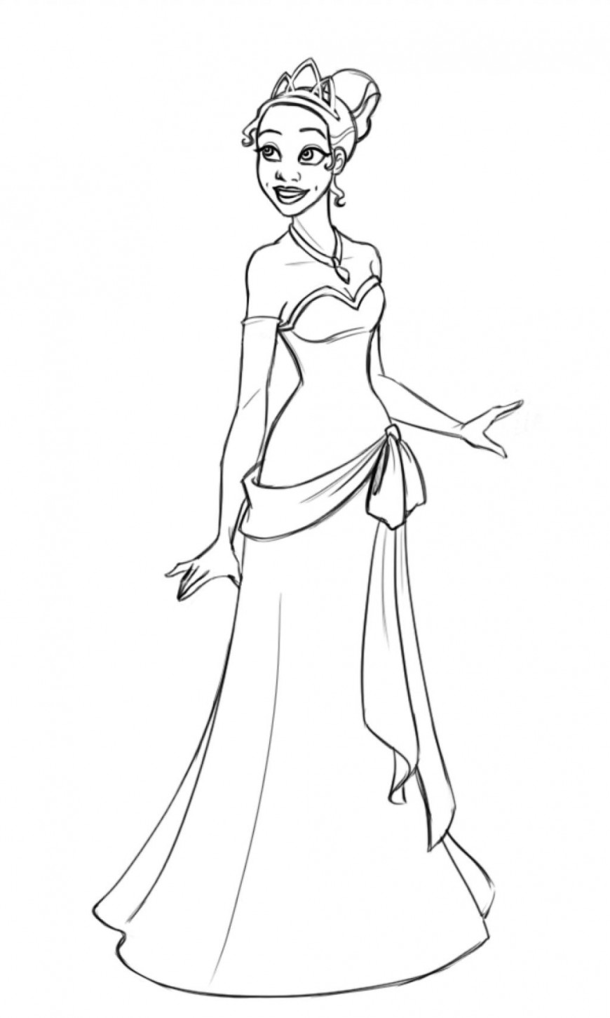 Disney Princess Coloring Pages for Kids 98