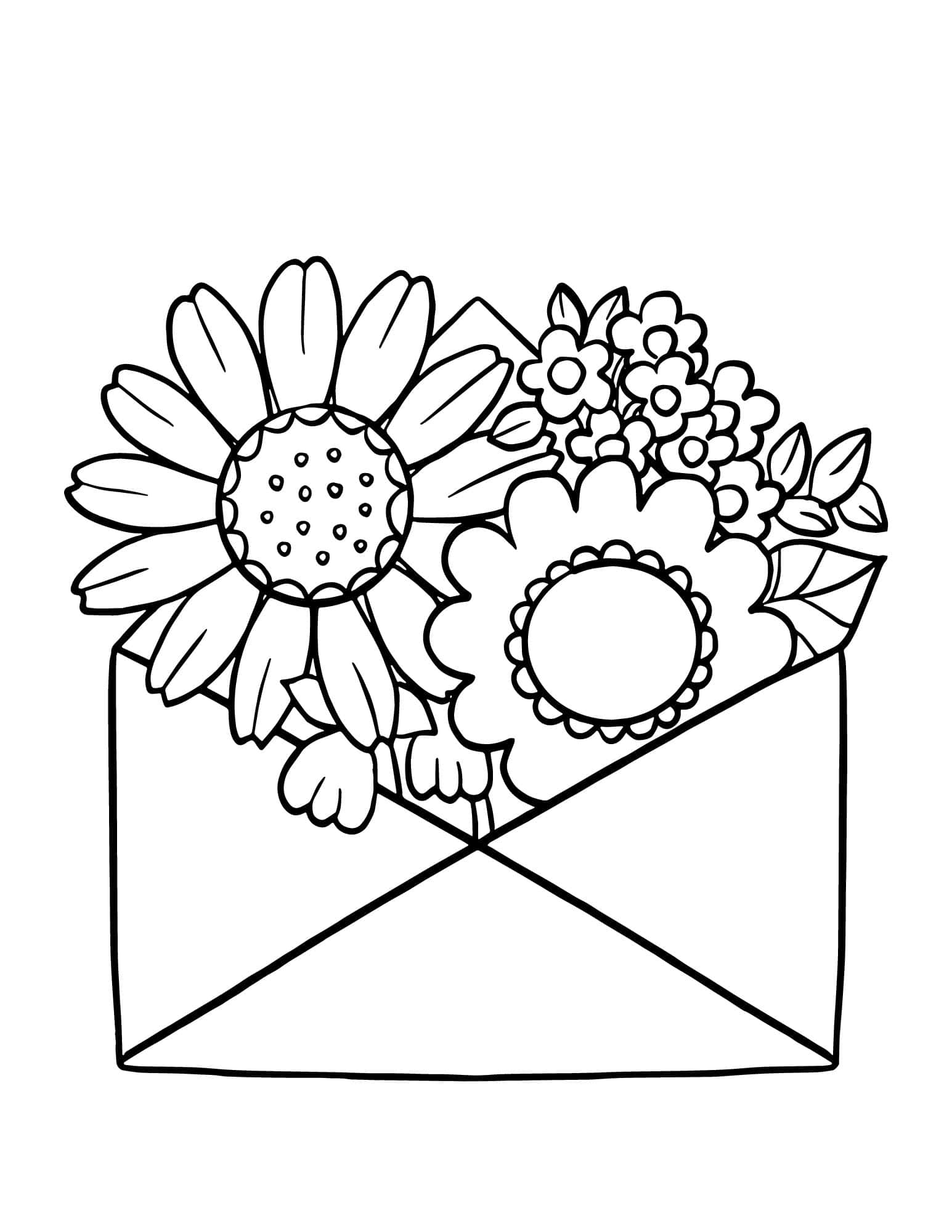 Flowers Coloring Pages: 180+ Blooming Beauties to Brighten Your Day 103