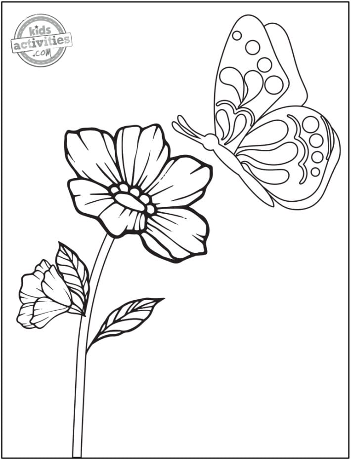 Flowers Coloring Pages: 180+ Blooming Beauties to Brighten Your Day 119