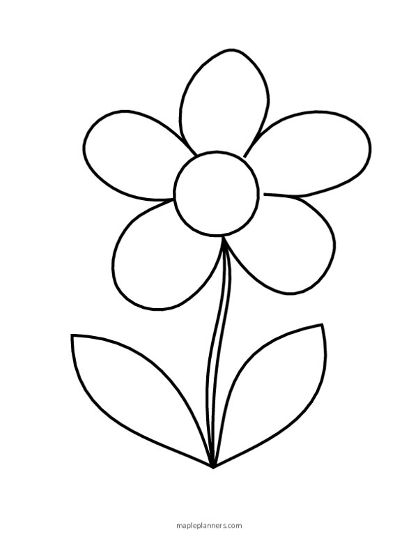 Flowers Coloring Pages: 180+ Blooming Beauties to Brighten Your Day 124