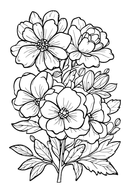 Flowers Coloring Pages: 180+ Blooming Beauties to Brighten Your Day 129