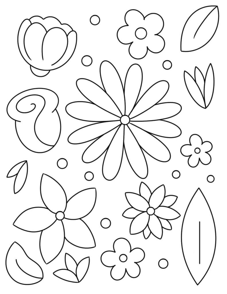 Flowers Coloring Pages: 180+ Blooming Beauties to Brighten Your Day 137