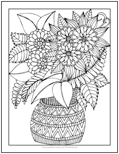 Flowers Coloring Pages: 180+ Blooming Beauties to Brighten Your Day 149