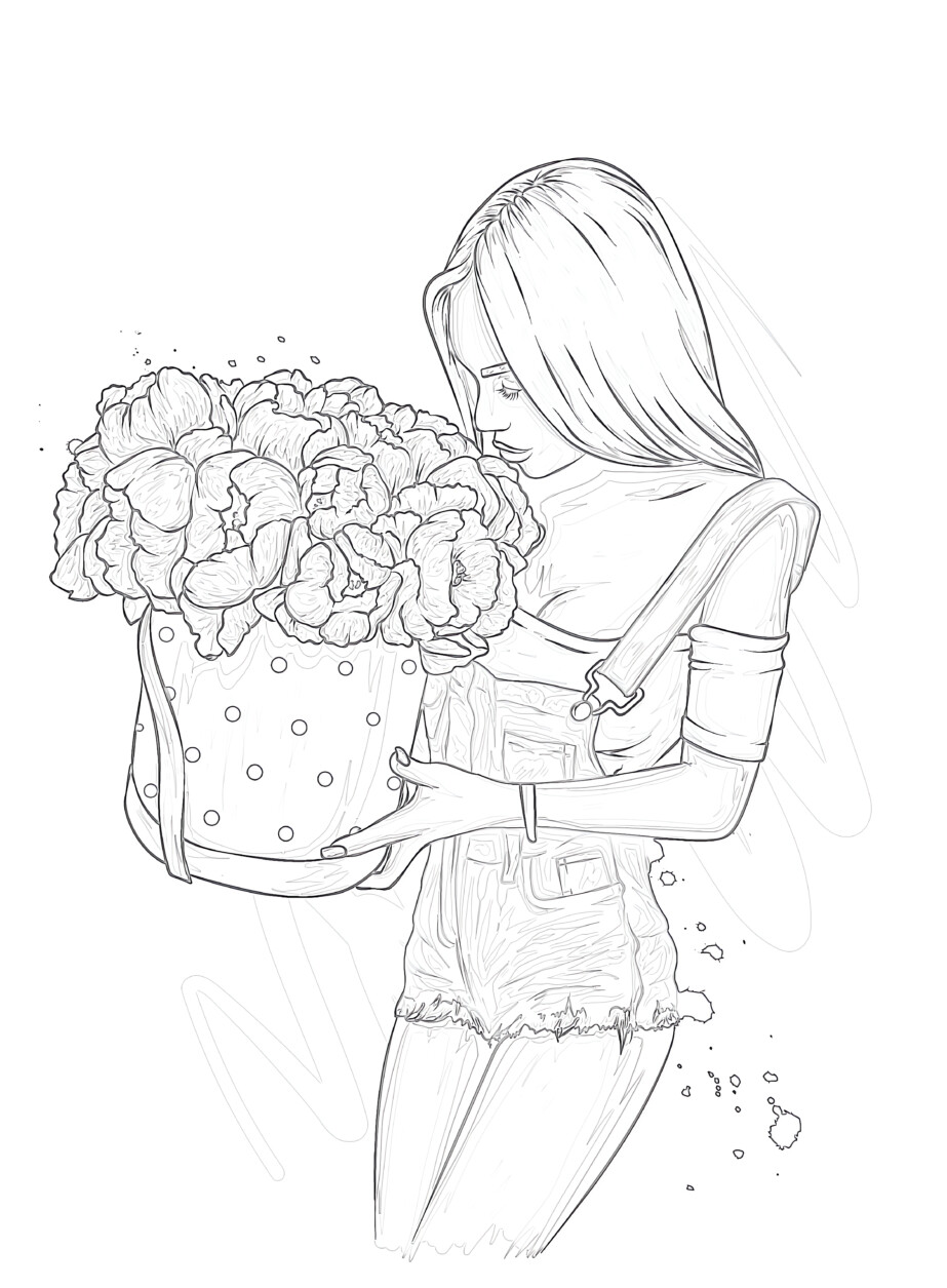 Flowers Coloring Pages: 180+ Blooming Beauties to Brighten Your Day 160