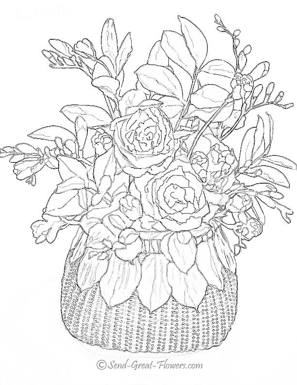 Flowers Coloring Pages: 180+ Blooming Beauties to Brighten Your Day 168