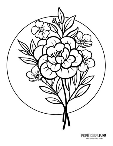 Flowers Coloring Pages: 180+ Blooming Beauties to Brighten Your Day 170