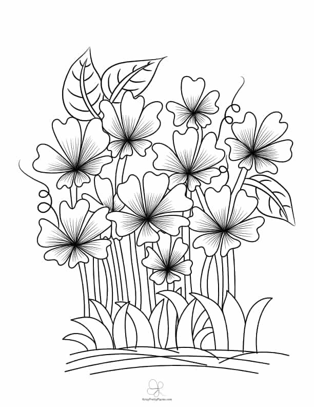 Flowers Coloring Pages: 180+ Blooming Beauties to Brighten Your Day 176