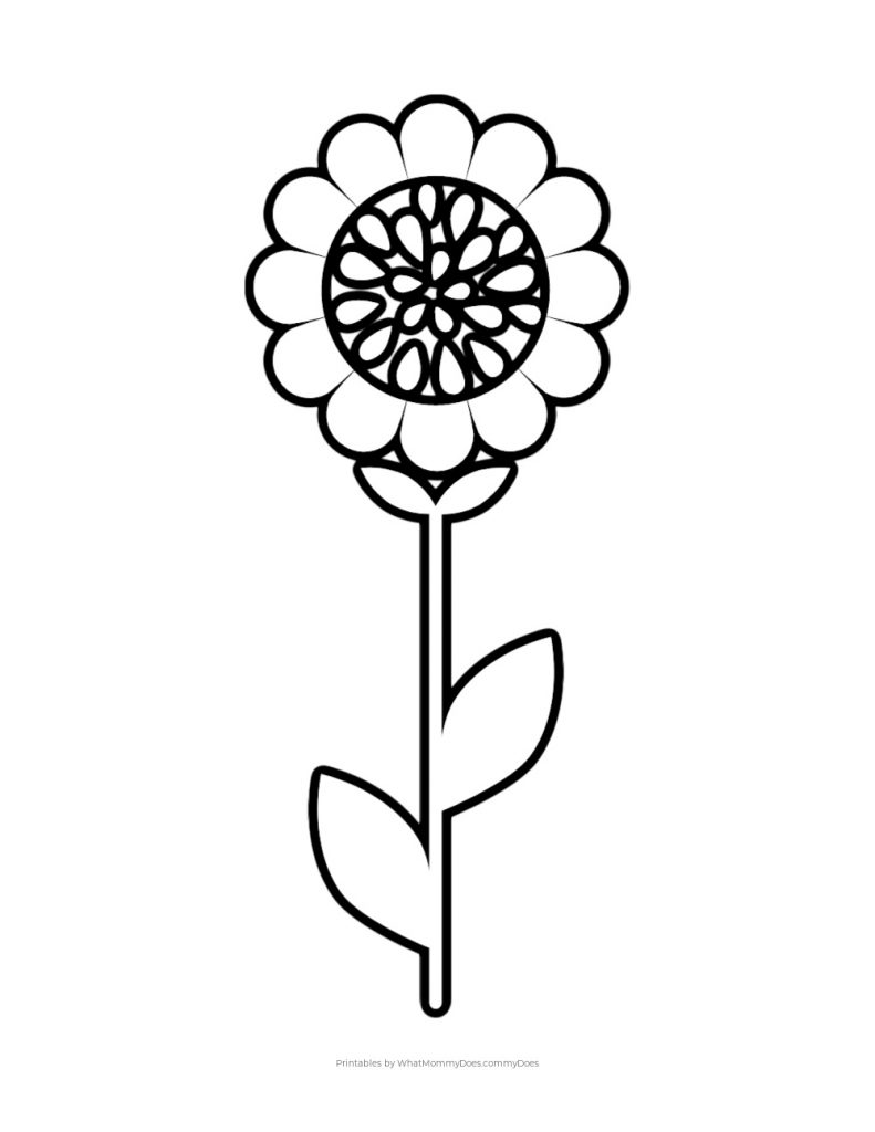 Flowers Coloring Pages: 180+ Blooming Beauties to Brighten Your Day 177