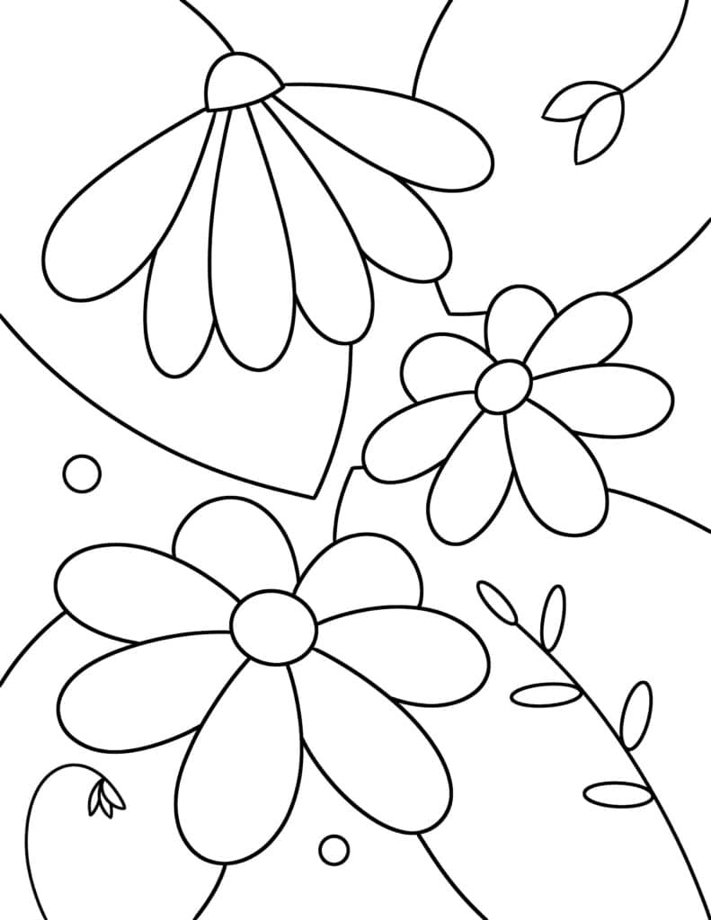 Flowers Coloring Pages: 180+ Blooming Beauties to Brighten Your Day 181