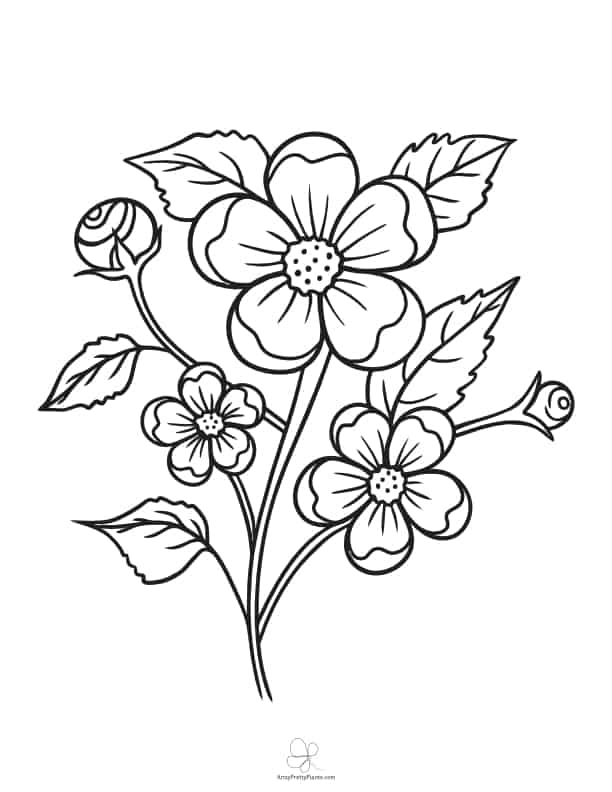 Flowers Coloring Pages: 180+ Blooming Beauties to Brighten Your Day 23