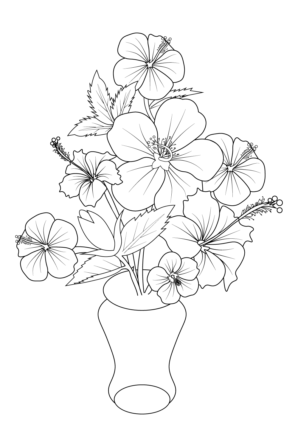 Flowers Coloring Pages: 180+ Blooming Beauties to Brighten Your Day 27