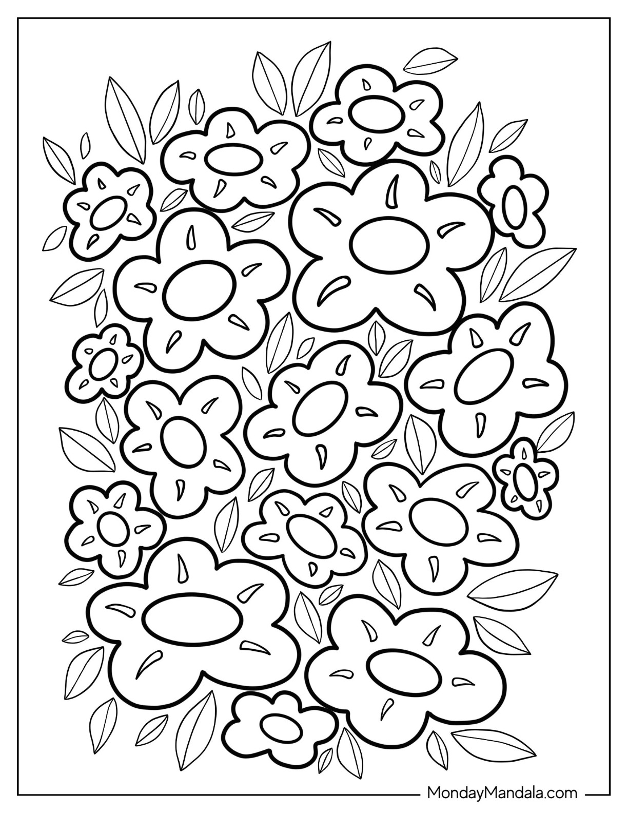 Flowers Coloring Pages: 180+ Blooming Beauties to Brighten Your Day 28