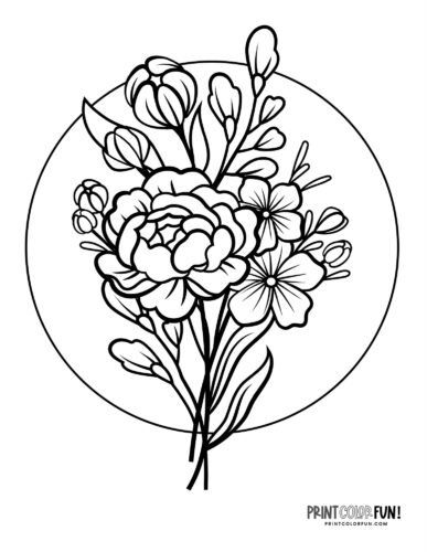 Flowers Coloring Pages: 180+ Blooming Beauties to Brighten Your Day 43