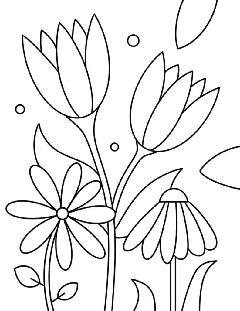 Flowers Coloring Pages: 180+ Blooming Beauties to Brighten Your Day 55