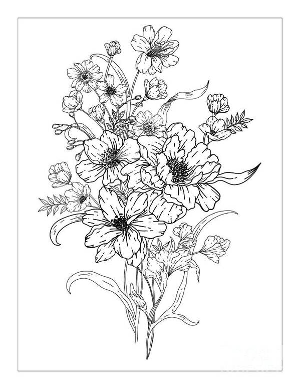 Flowers Coloring Pages: 180+ Blooming Beauties to Brighten Your Day 59