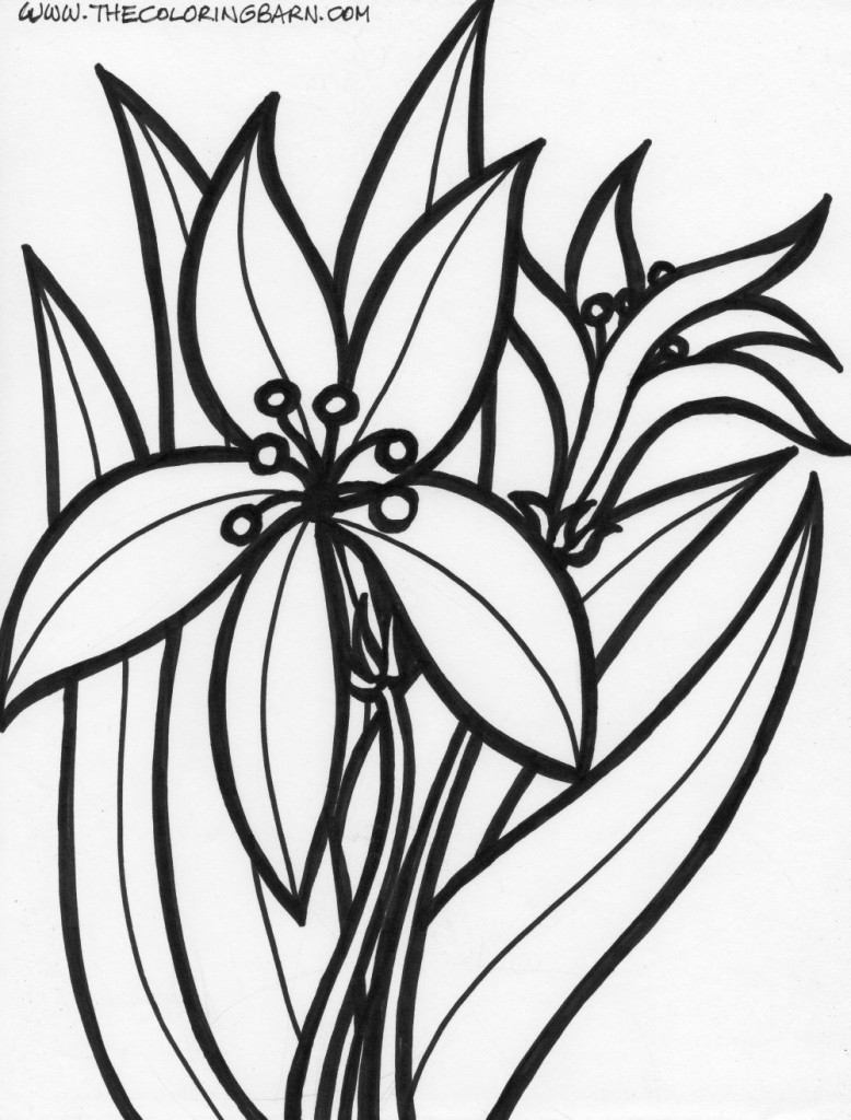 Flowers Coloring Pages: 180+ Blooming Beauties to Brighten Your Day 60