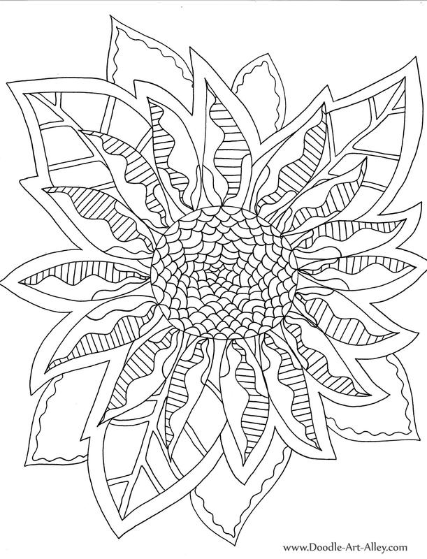 Flowers Coloring Pages: 180+ Blooming Beauties to Brighten Your Day 68