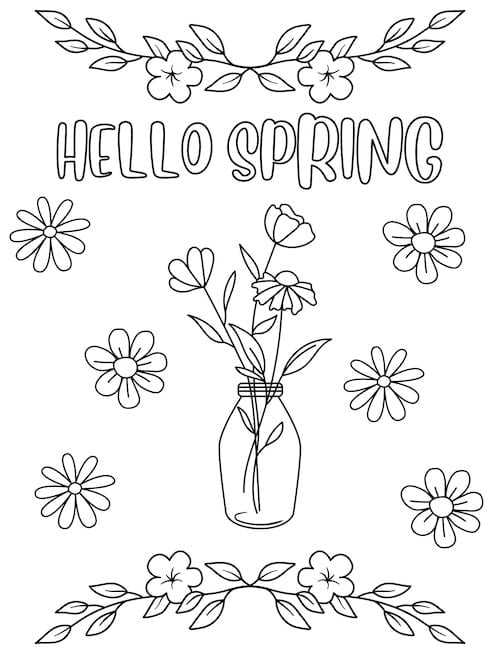 Flowers Coloring Pages: 180+ Blooming Beauties to Brighten Your Day 69