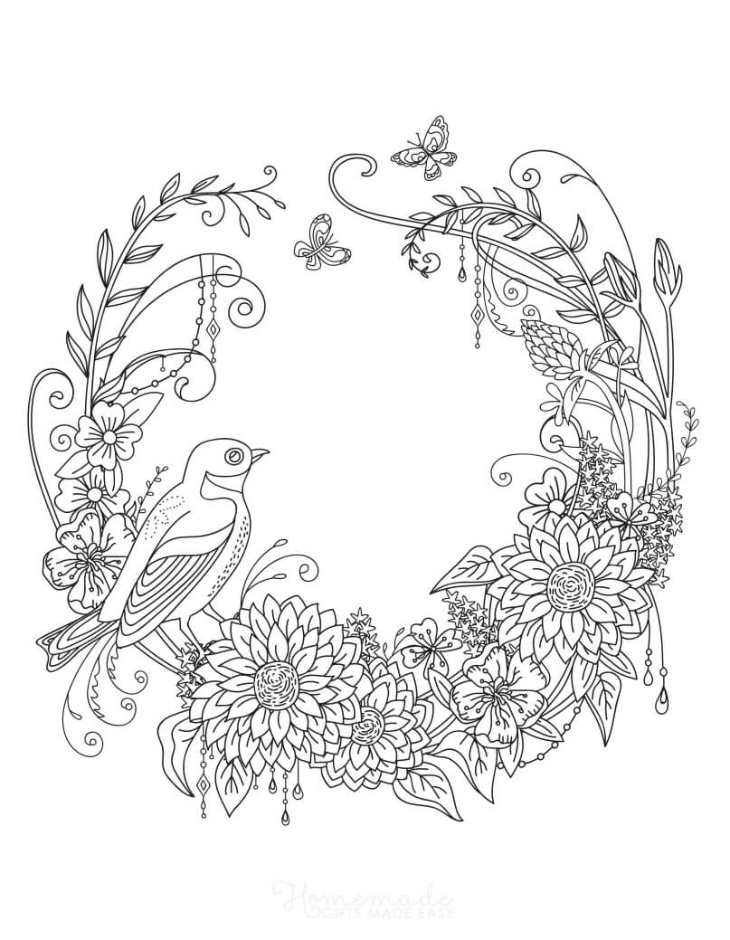 Flowers Coloring Pages: 180+ Blooming Beauties to Brighten Your Day 70