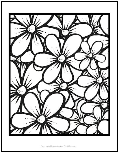 Flowers Coloring Pages: 180+ Blooming Beauties to Brighten Your Day 76