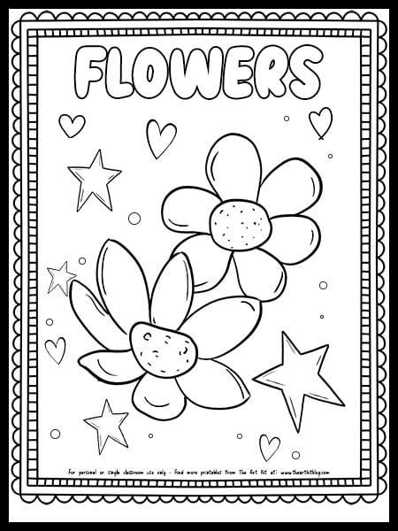 Flowers Coloring Pages: 180+ Blooming Beauties to Brighten Your Day 84