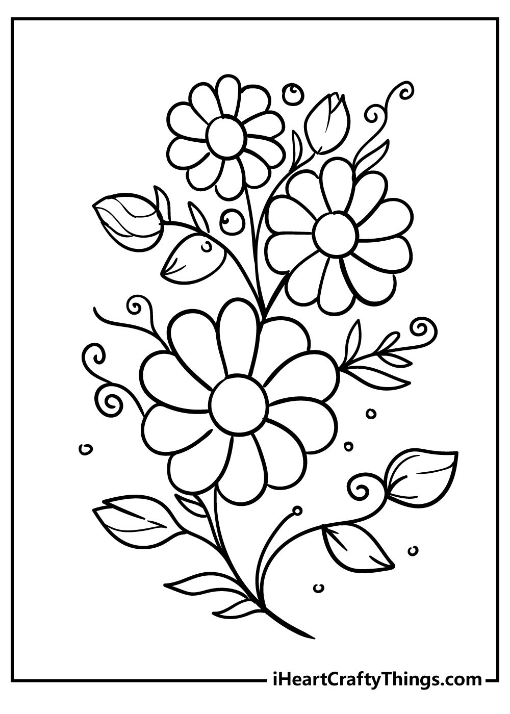 Flowers Coloring Pages: 180+ Blooming Beauties to Brighten Your Day 93