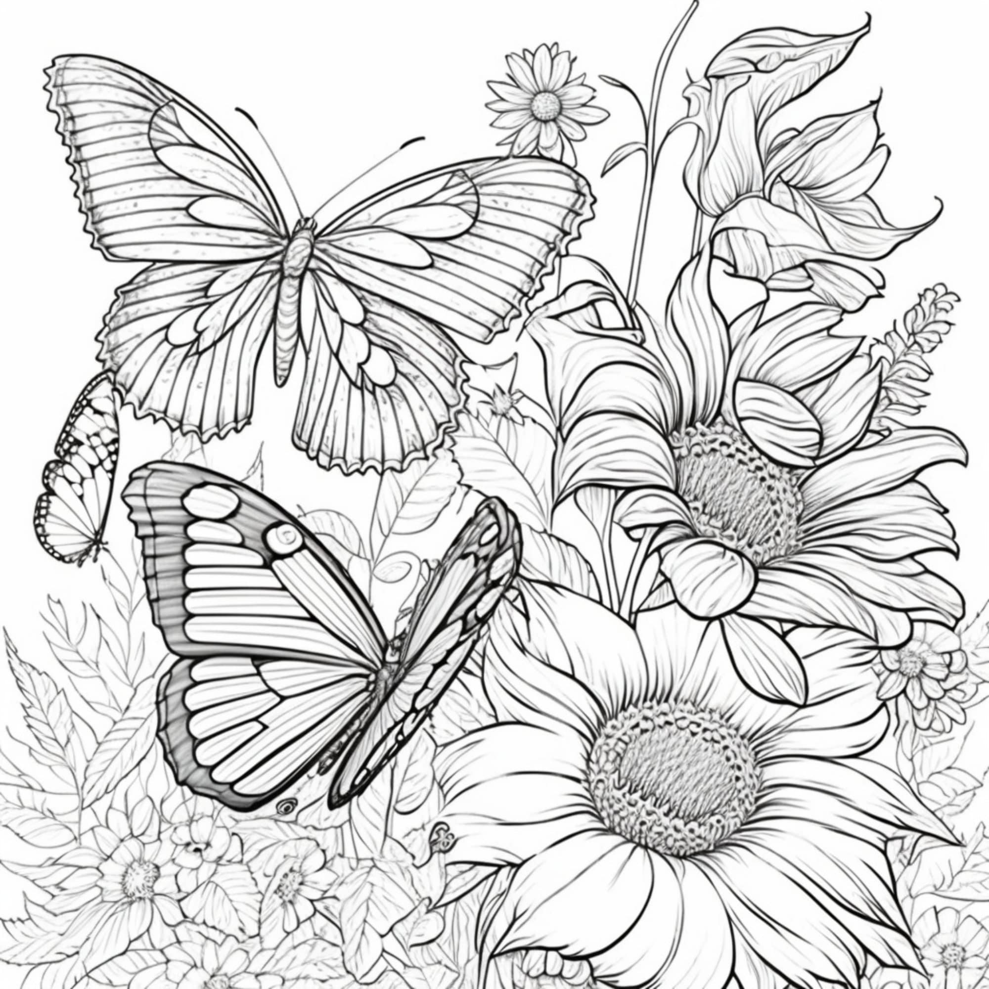 Garden Flowers Coloring Pages for Adults Unique 101