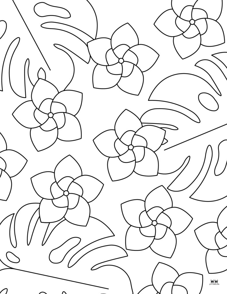 Garden Flowers Coloring Pages for Adults Unique 114