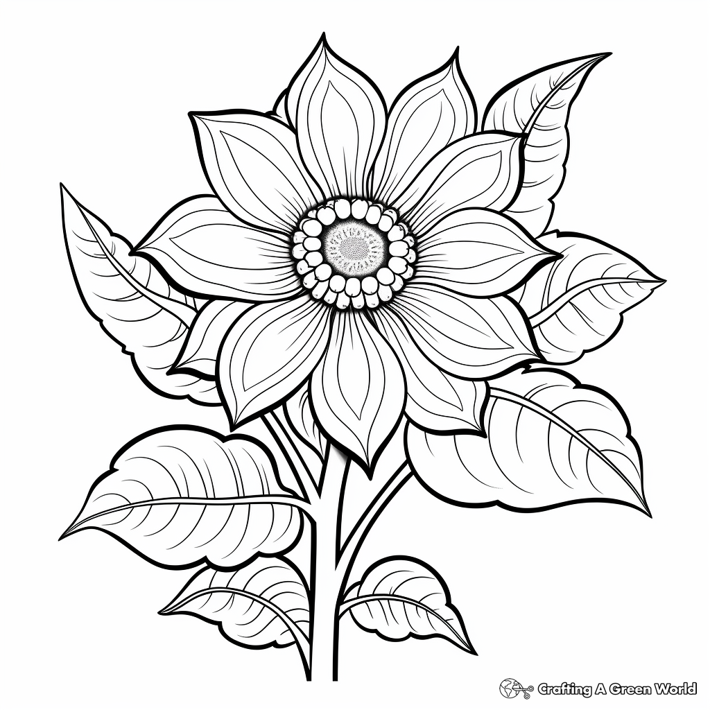 Garden Flowers Coloring Pages for Adults Unique 126