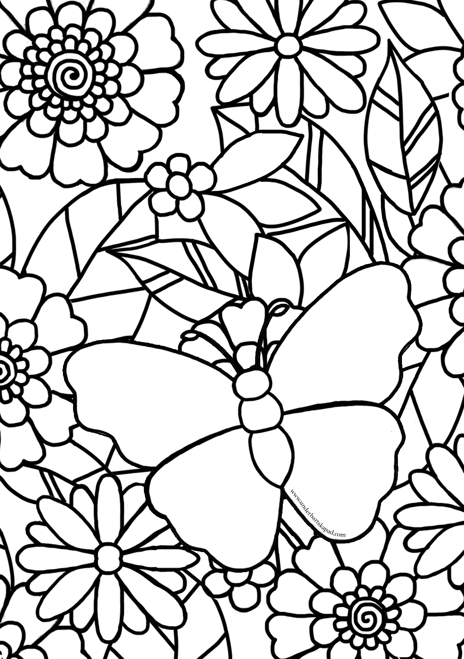 Garden Flowers Coloring Pages for Adults Unique 130