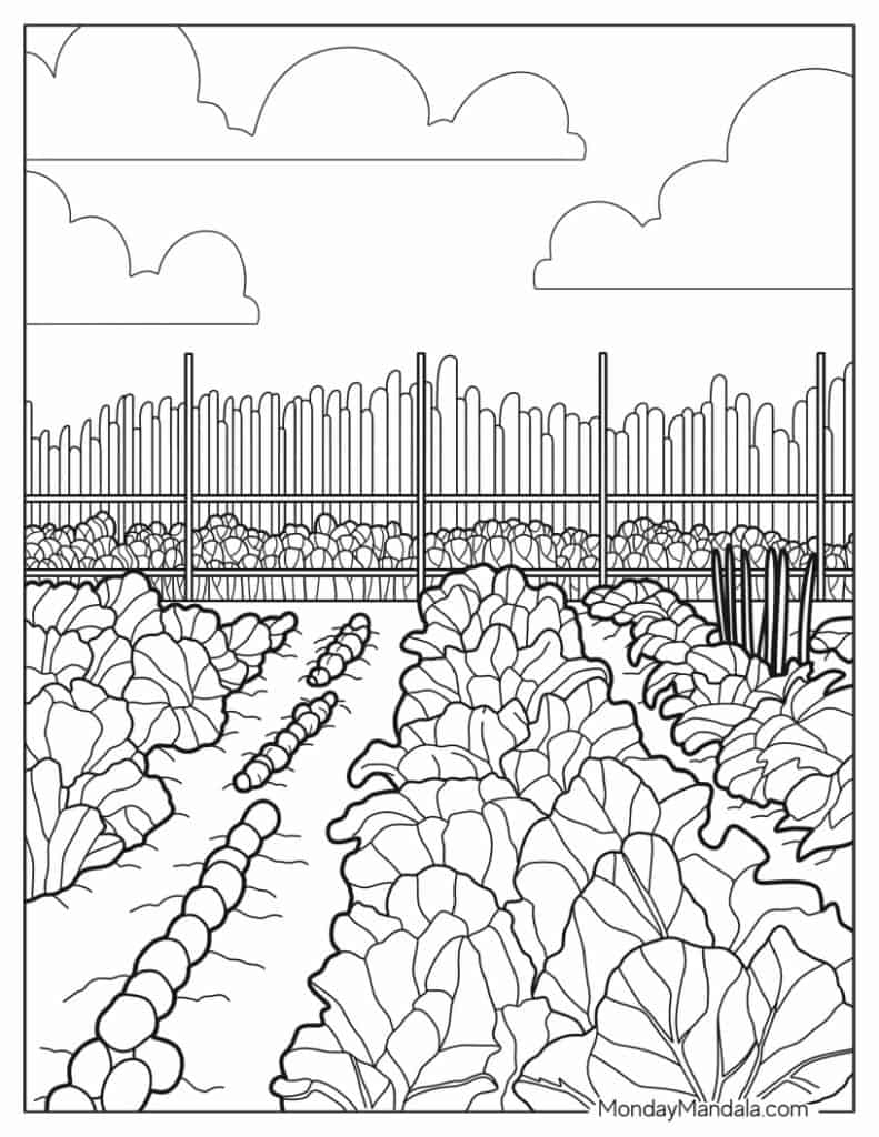 Garden Flowers Coloring Pages for Adults Unique 15