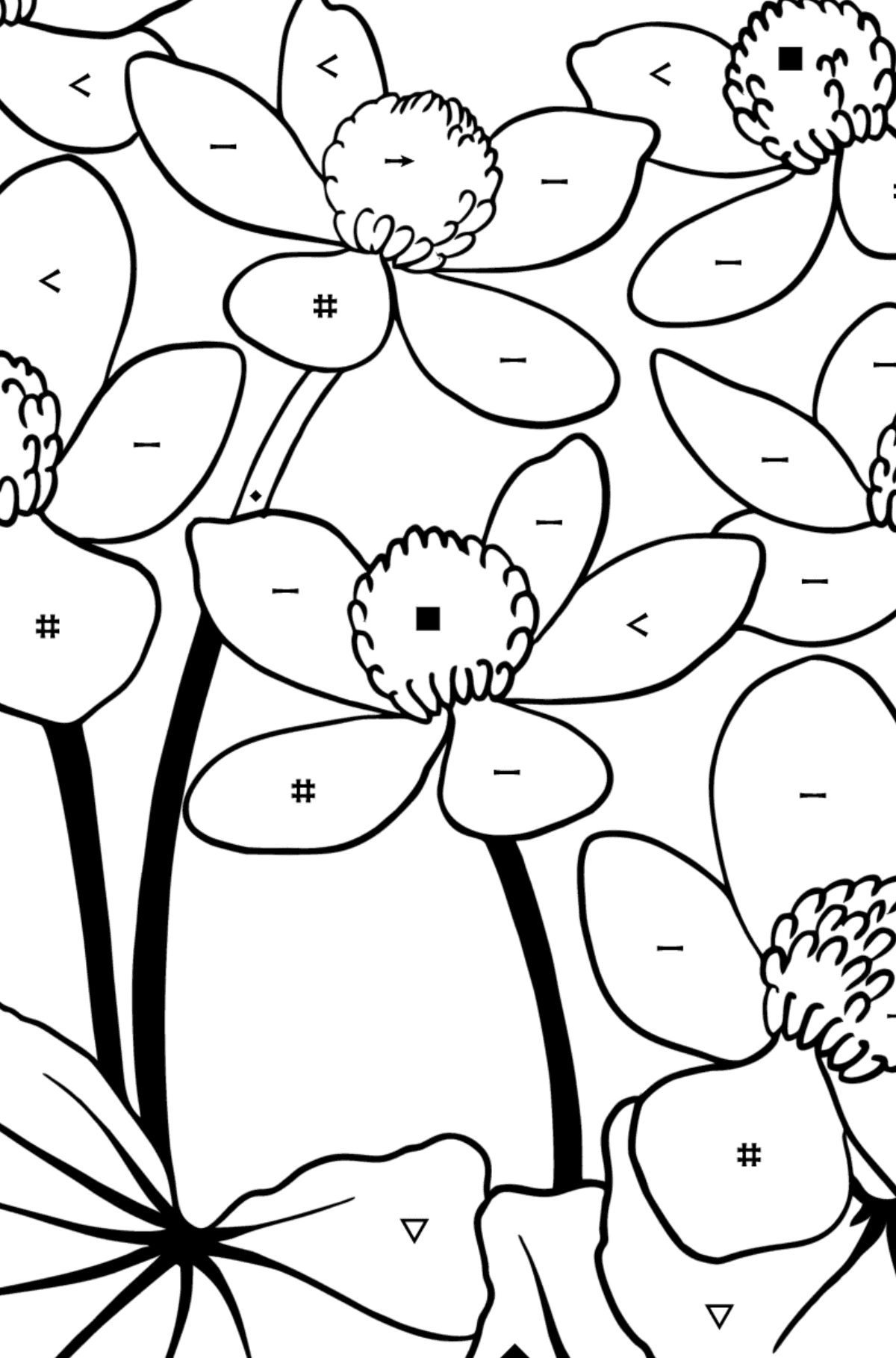 Garden Flowers Coloring Pages for Adults Unique 16