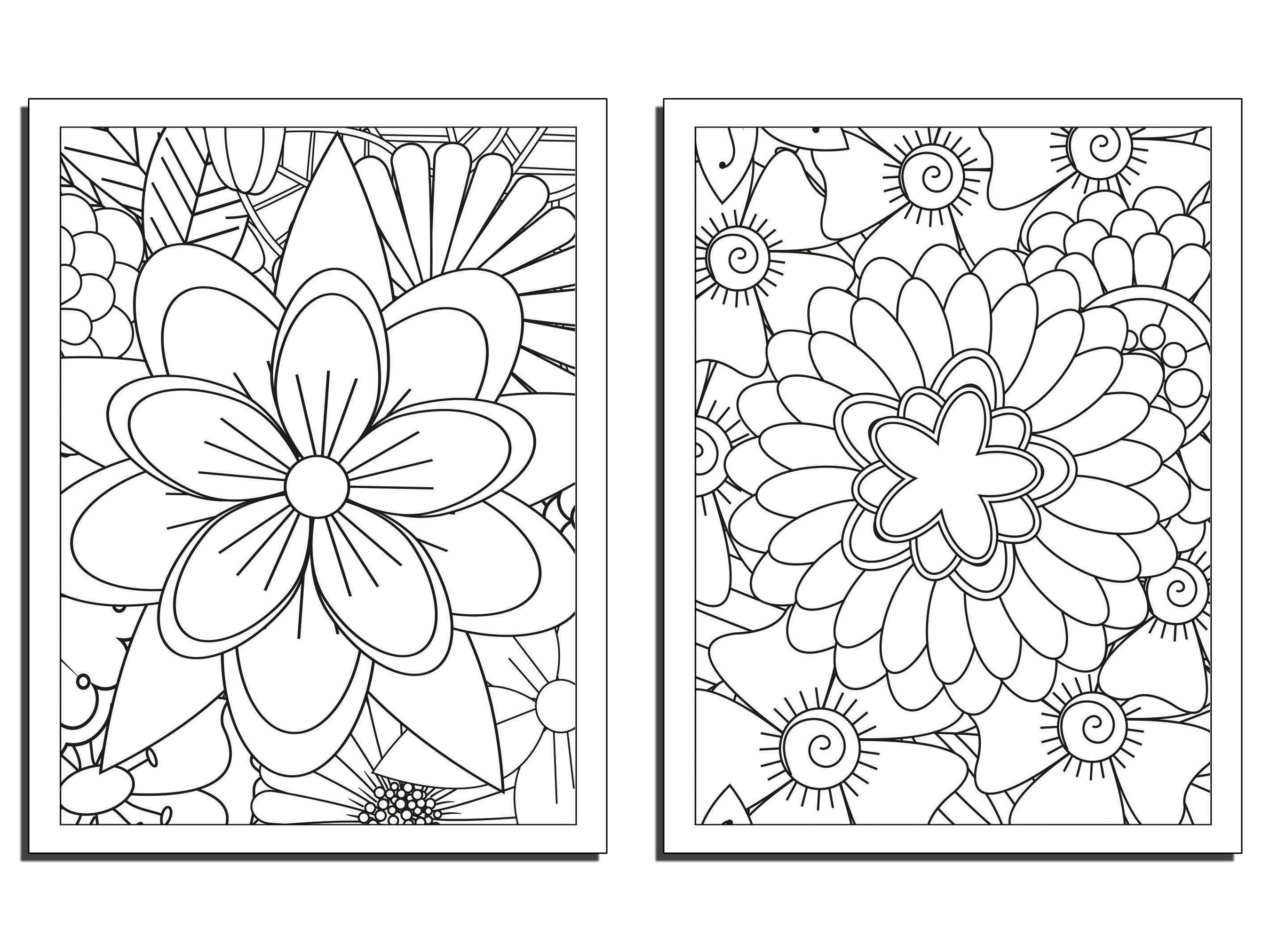 Garden Flowers Coloring Pages for Adults Unique 25