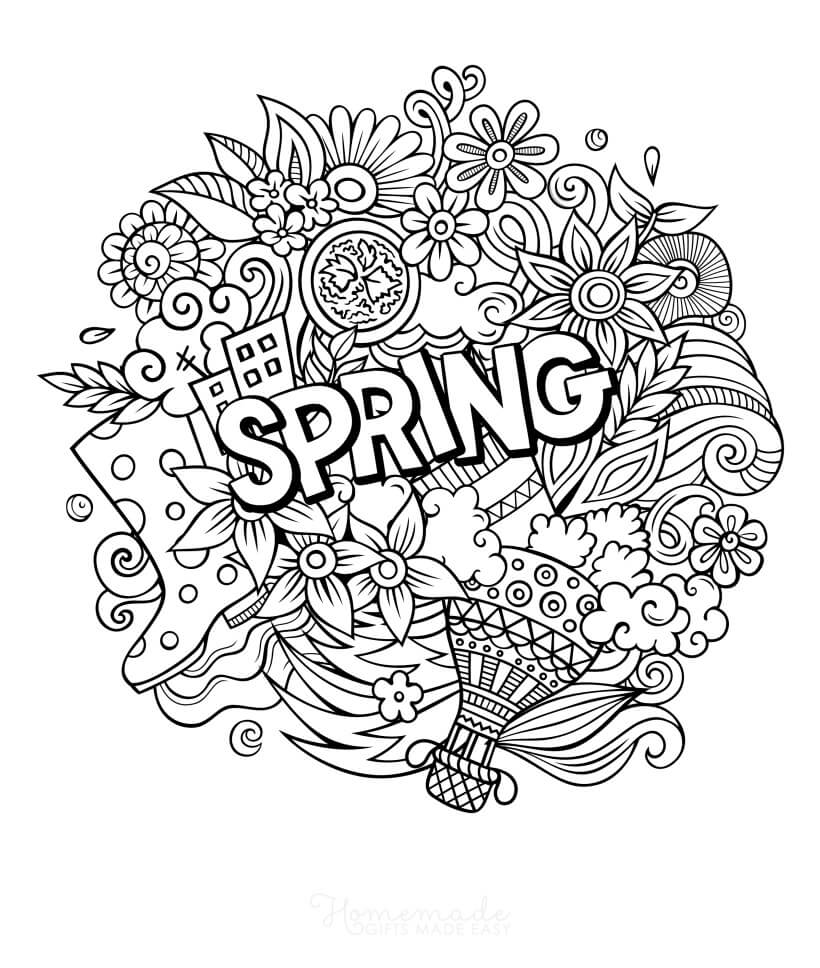 Garden Flowers Coloring Pages for Adults Unique 29