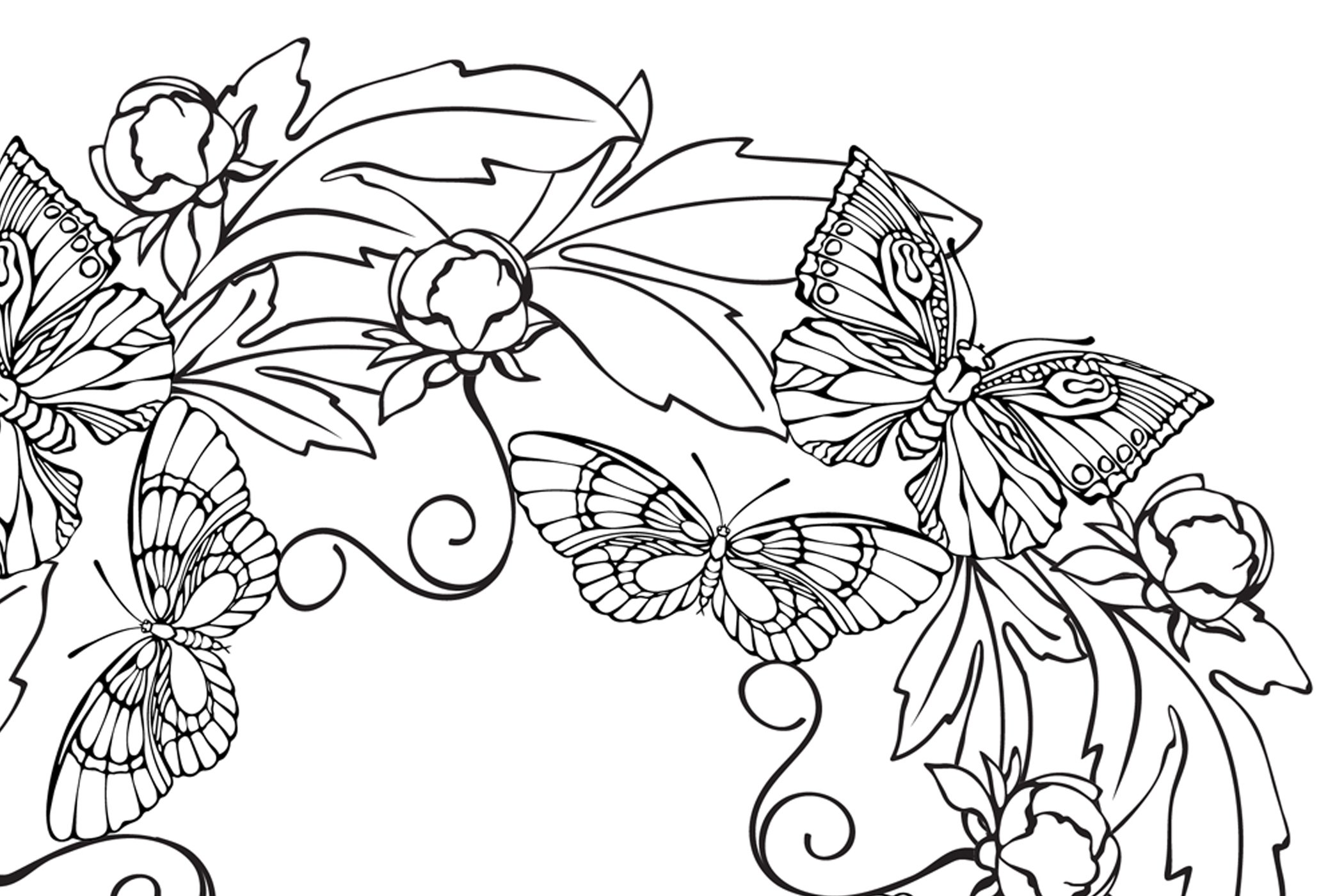 Garden Flowers Coloring Pages for Adults Unique 34