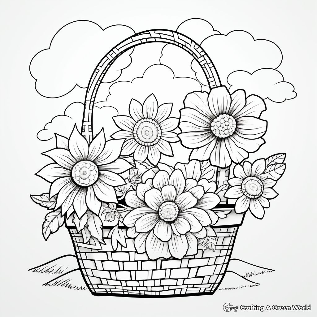 Garden Flowers Coloring Pages for Adults Unique 46