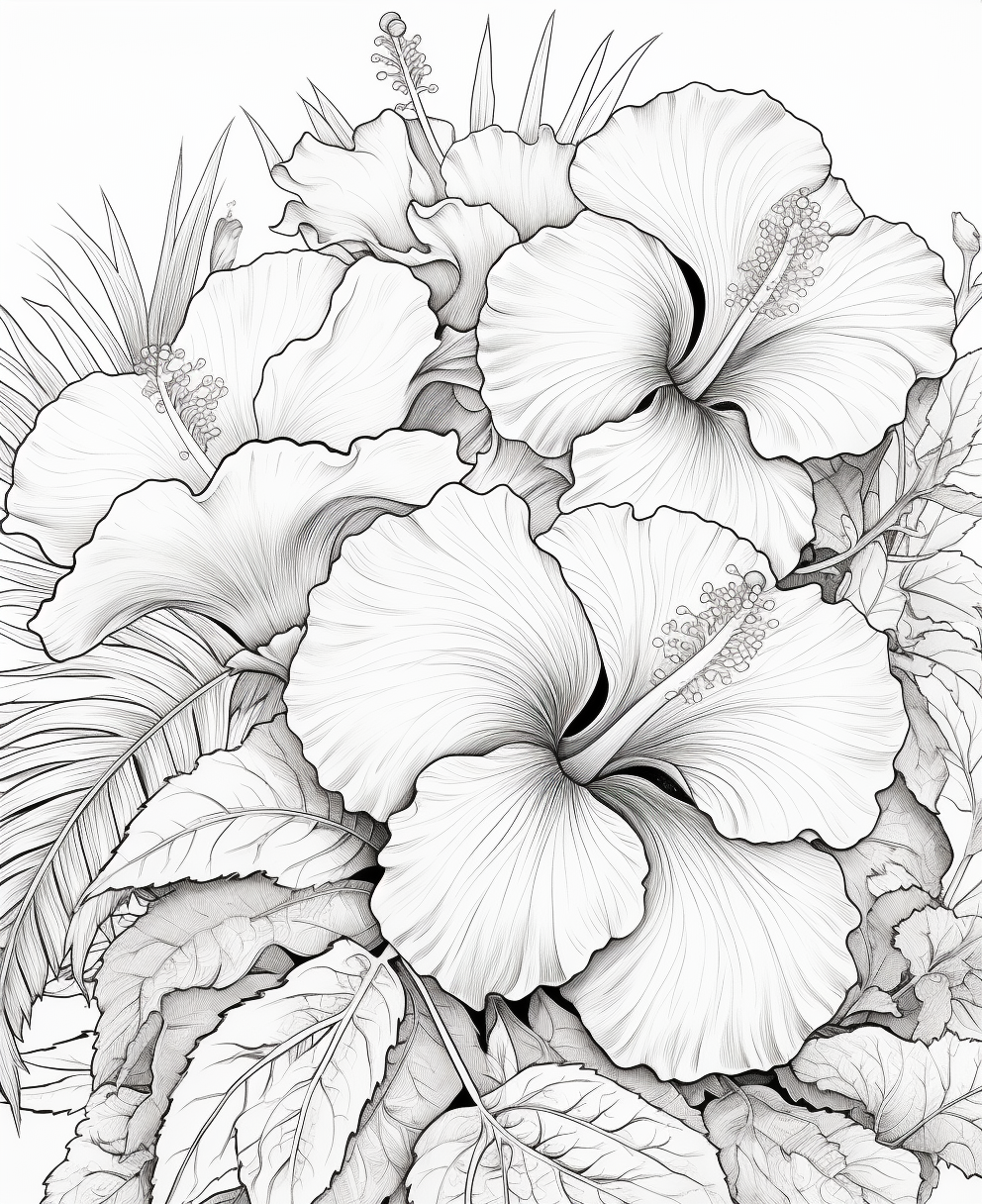 Garden Flowers Coloring Pages for Adults Unique 96