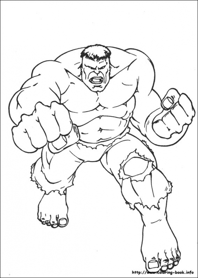 Hulk Coloring Pages Free Printable for Kids 101