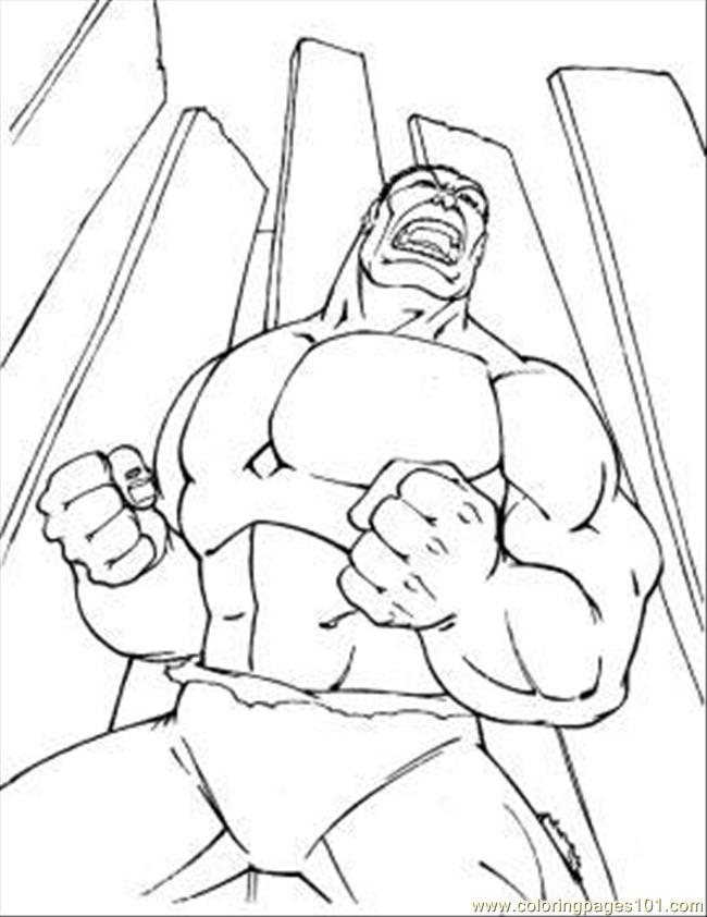 Hulk Coloring Pages Free Printable for Kids 16