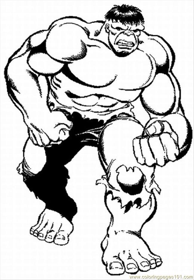 Hulk Coloring Pages Free Printable for Kids 33