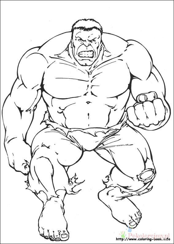 Hulk Coloring Pages Free Printable for Kids 42