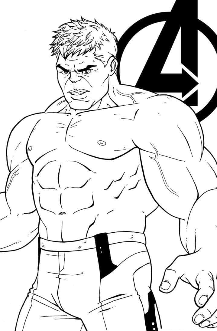 Hulk Coloring Pages Free Printable for Kids 50