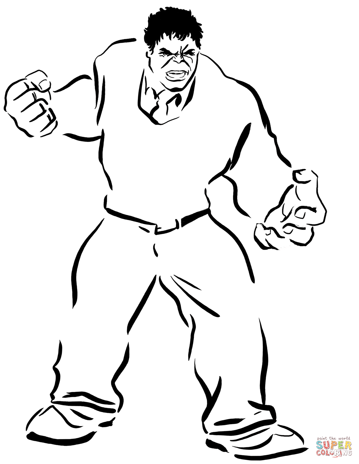 Hulk Coloring Pages Free Printable for Kids 51