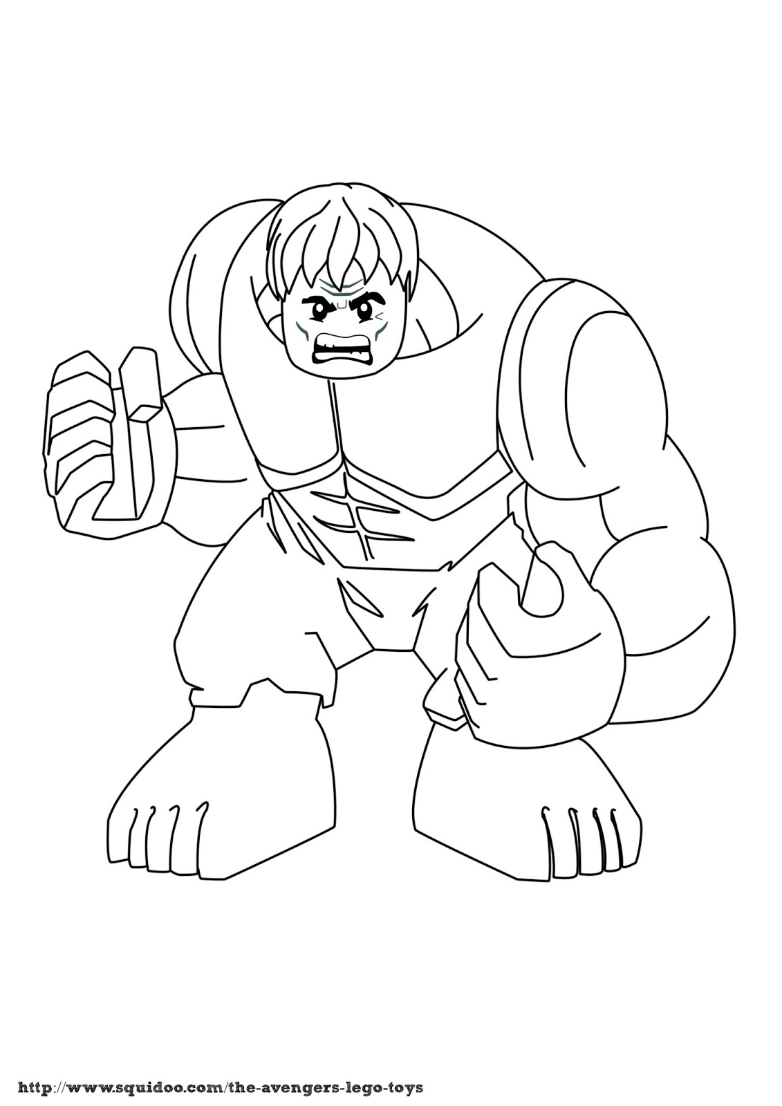 Hulk Coloring Pages Free Printable for Kids 53