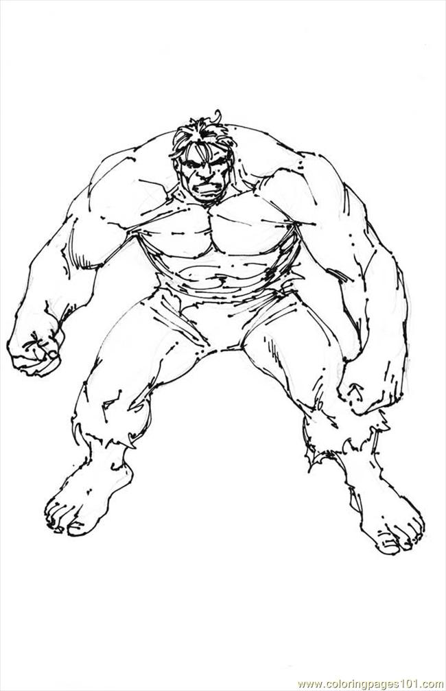 Hulk Coloring Pages Free Printable for Kids 55