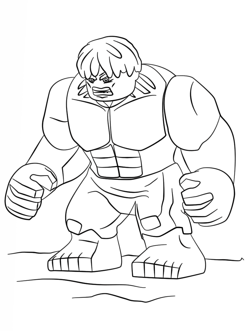 Hulk Coloring Pages Free Printable for Kids 57